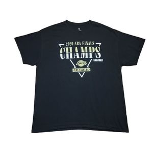 Fanatics 2020 NBA Champion Los Angeles Lakers Size XL Black T-Shirt